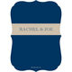 Navy Classic Connection Engagement Invitations Image 2 of 5